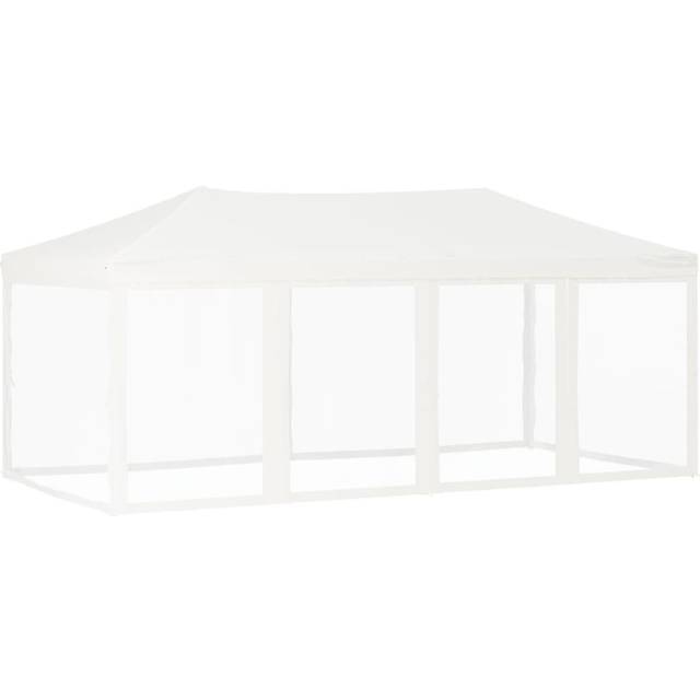 Alizai 6 x 3m Steel Party Tent - White (572cm W X 292cm D X 244cm H)