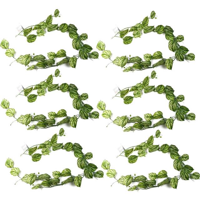 Leaf - 6 x 180cm Artificial Hanging Trailing Devil's Ivy Plant