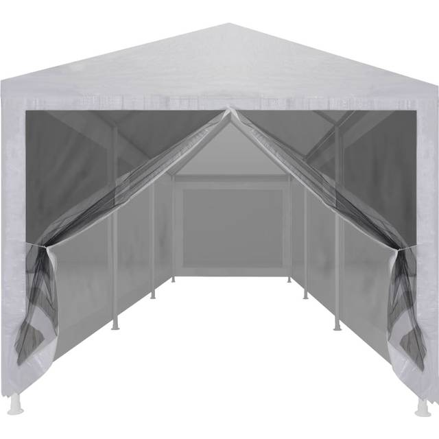 3m x 9m Steel Party Tent - White (300cm W X 354.3cm D X 255cm H)
