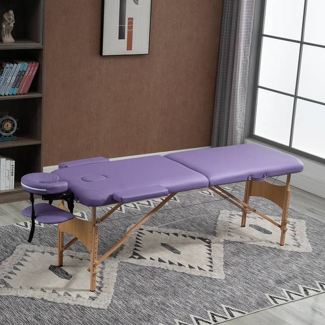 Inbox Zero Massage Table Purple 80cm W