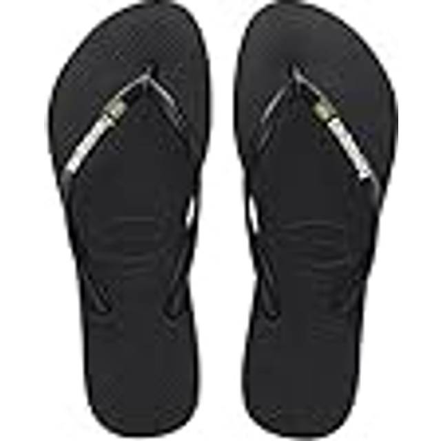 Havaianas - Slim Brasil Logo, Comfortable, Durable, and Lightweight Flip-Flops, Tribute to Brazil, Flag on Straps and Sole, Women
