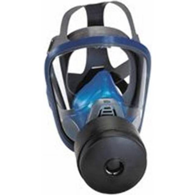 Chin-Type Gas Mask, Medium, Silicone, Particles, Vapors And Gases