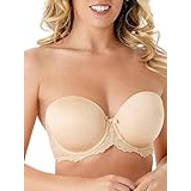 Gossard Multi Way Strapless Bra - Beige, Beige, Size 40E, Women