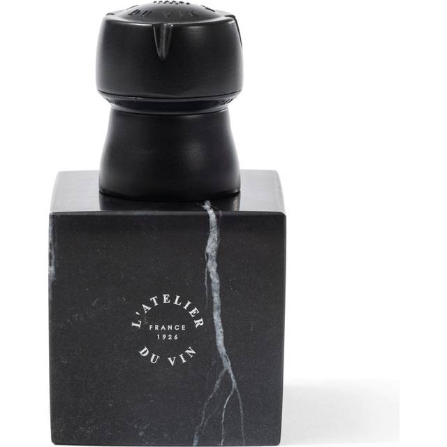 Champagnestoppare, marmor - Svart / marmor