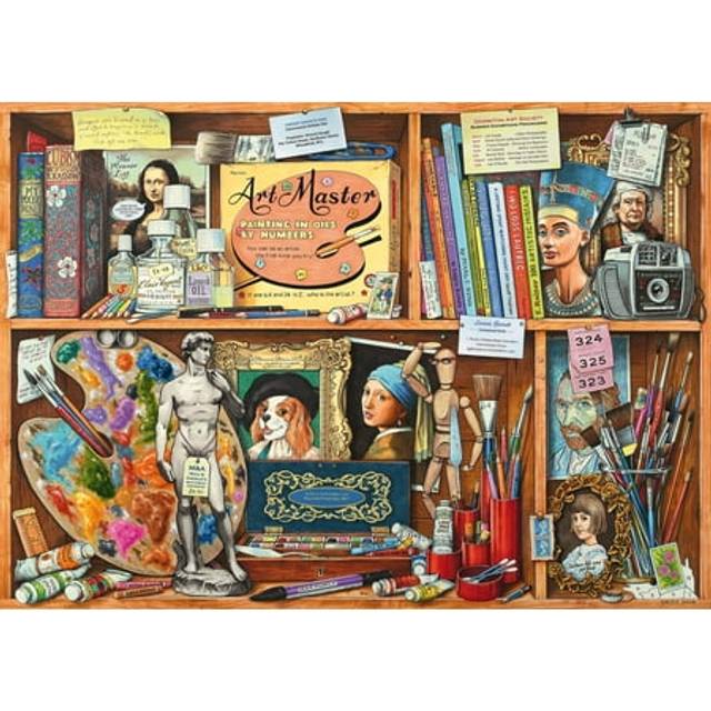 Wonder Forge The Artist's Cabinet 1000 Piece Jigsaw Puzzle for Adults | Unique  Perfectly-Fitting Pieces | Fun  Vibrant Imagery | Amazon Exclusive