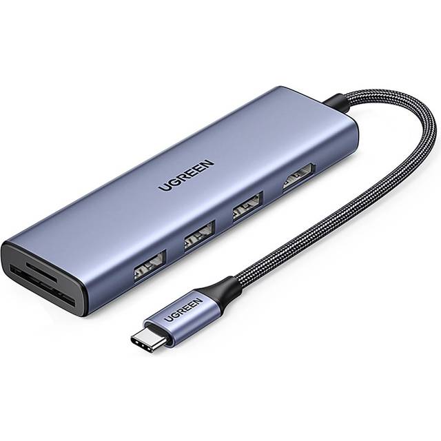 REVODOK USB-C 6-IN-1 CONVERTER1xHDMI+3*USB-A 3.0+SD/TF 4K30Hz