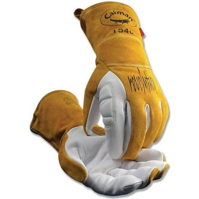 Tig Kontour Kevlar Gloves, Pearl White & Gold - Medium