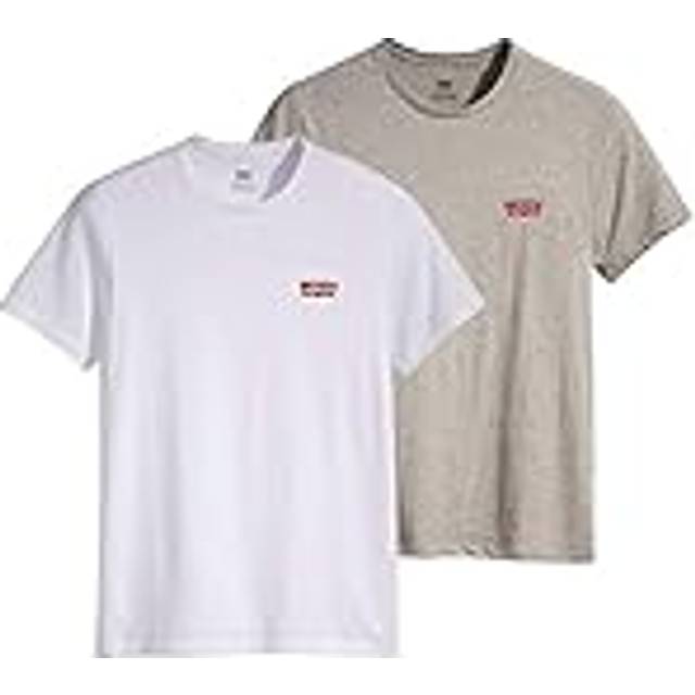 LEVI'S® 2Pk Crewneck Graphic 2 Pack Hm |Grå |S
