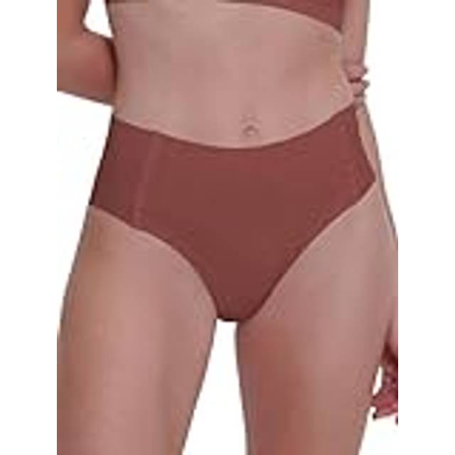 Sloggi Zero Feel 2.0 hög midja bränd henna, Bränd henna, XS