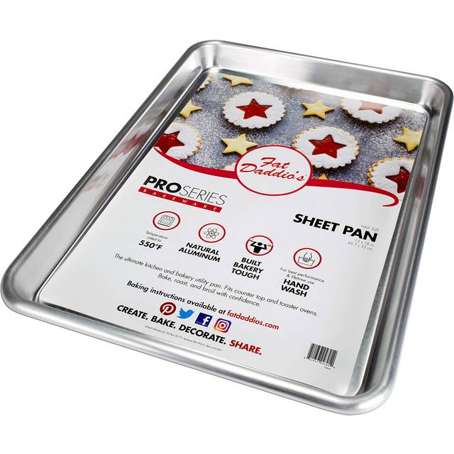 Fat Daddio's SP-HALF Natural Aluminum Half Sheet Pan