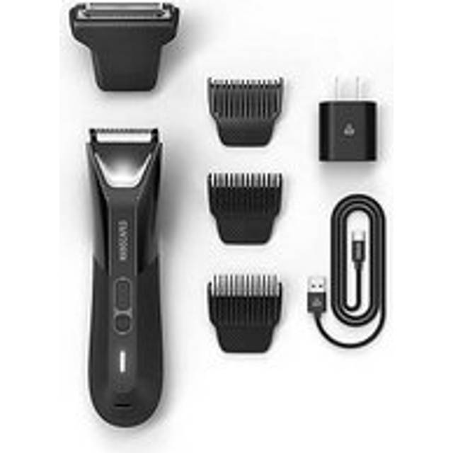 MANSCAPED Lawn Mower 5.0 Ultra Essential Wet & Dry Trimmer Kit - Black, Black