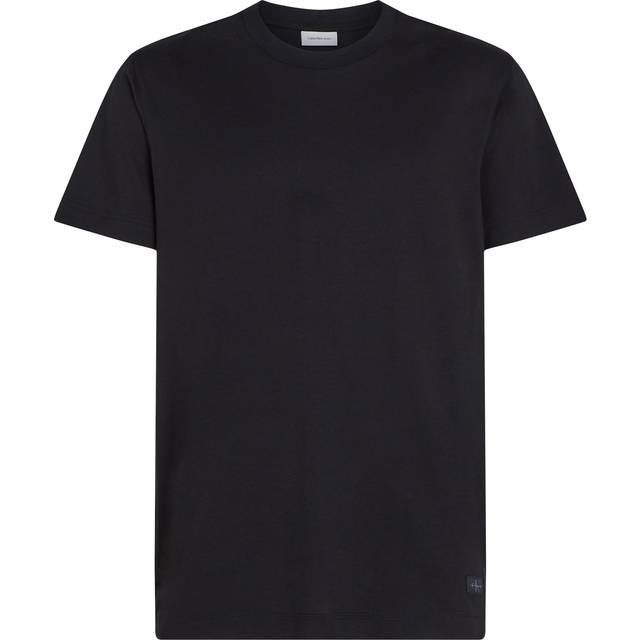 Calvin Klein Jeans Woven Label T Shirt Black