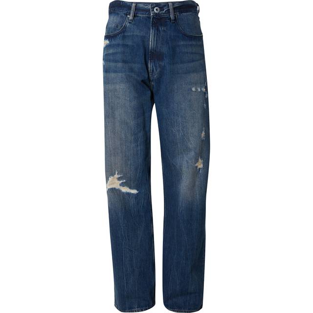 G-Star för män. D23693-D499-G816 Jeans Typ 96 Loose blå (32/34), Casual, Denim, Ekologisk bomull, Hållbar - Blå, Läder (32/34)