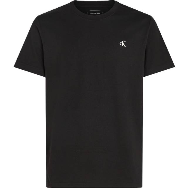 T-shirt Calvin Klein Jeans Woven Label Relaxed Tee Black M (M)