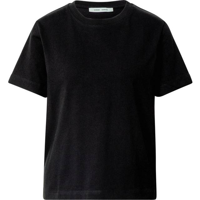 Samsøe & Samsøe - Camino SS T-shirt - T-shirt - Black - XS