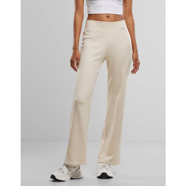 AIM´N Ribbed Wool Petite Wide Pants |Beige |XL