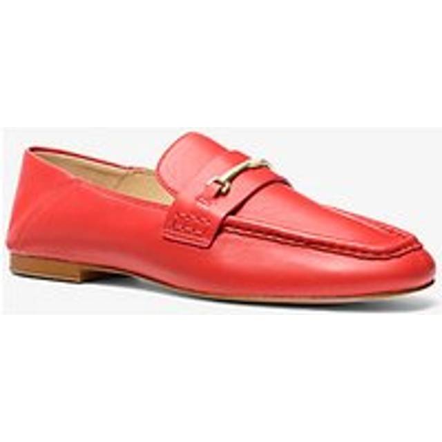 MK Lena Leather Loafer - Red - Michael Kors - UK 3.5