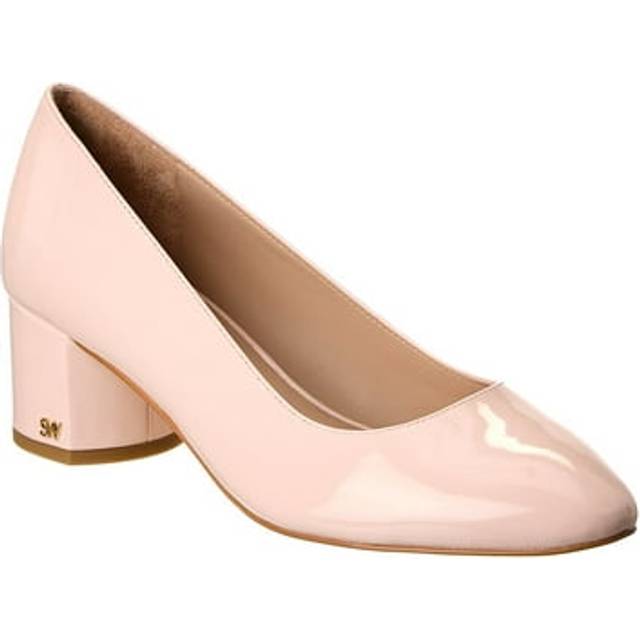 Stuart Weitzman Bridget 50 Block Patent Pump