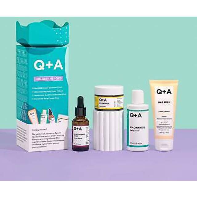 Q+A Holiday Heroes Skincare Gift Set