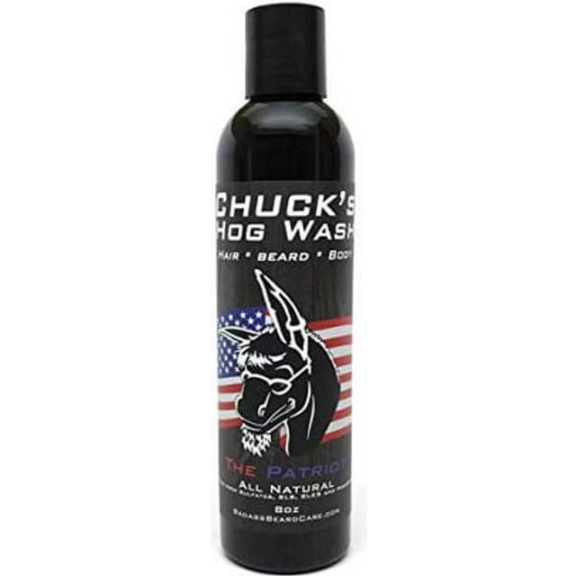 Chucks Hog Wash  All Natural Beard and Body Wash  The Patriot Scent 8 oz  Leaves Your Beard Softer than its Ever Been and is Suitable for Daily Use