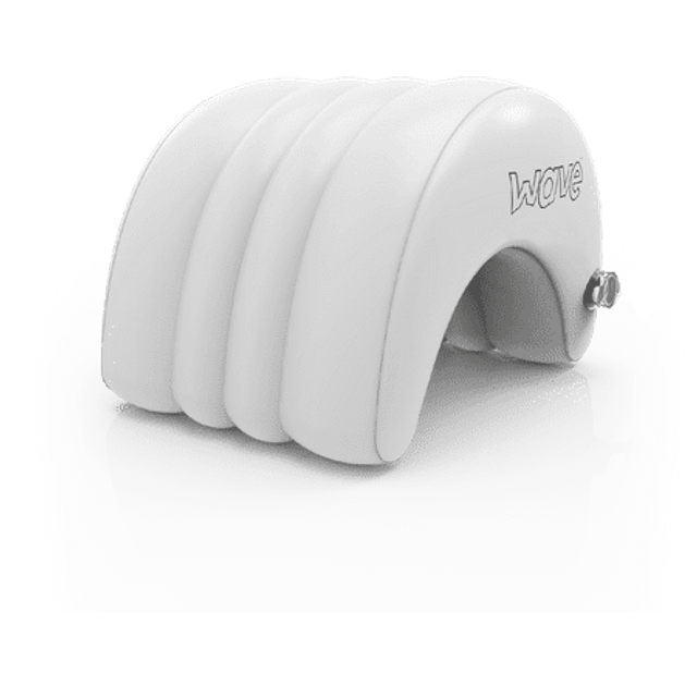 Inflatable Head Rest - White (25cm H X 32cm W X 38cm D)