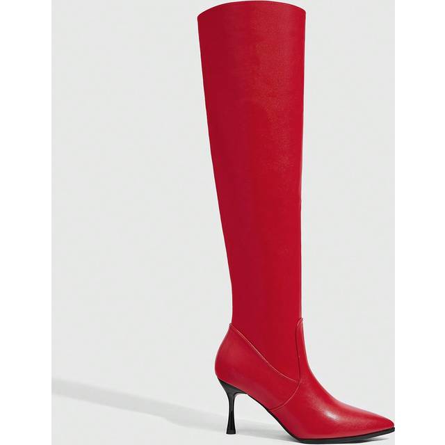 Cuccoo Fashionable High Heel Over-The-Knee Boots For Women, Party & Sexy, Autumn/Winter For Christmas And New Year Holiday