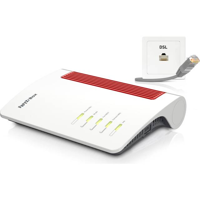FRITZ!Box 7690 International wireless router 2.5 Gigabit Ethernet Dual-band (2.4 GHz / 5 GHz) White