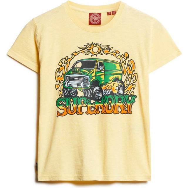 Superdry Neon Motor Graphic Print T-Shirt