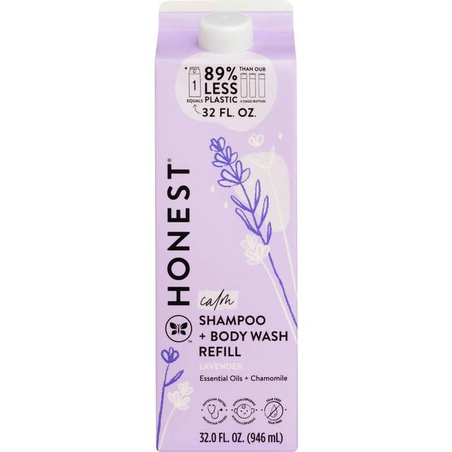 Honest Baby Shampoo + Body Wash Refill Calm Lavender 32 fl oz