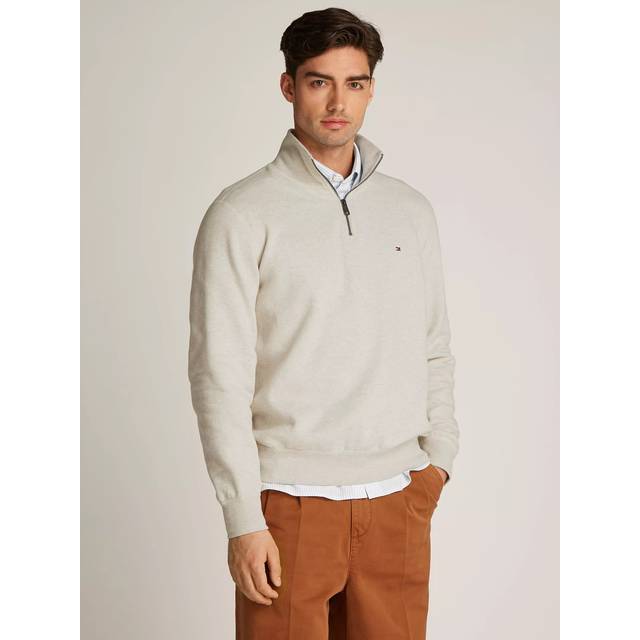 Quarter-Zip Mock Turtleneck Sweatshirt