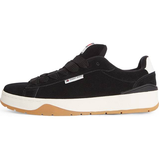 Tommy Jeans Lace-Up Sneaker Trainers in Black