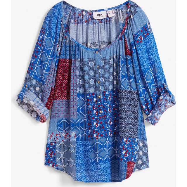 bonprix Toile Paisley Tunic - Light Blue