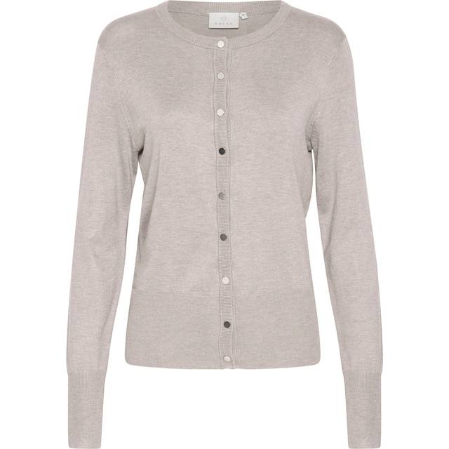 KAFFE Lizza Round Neck Button Cardigan