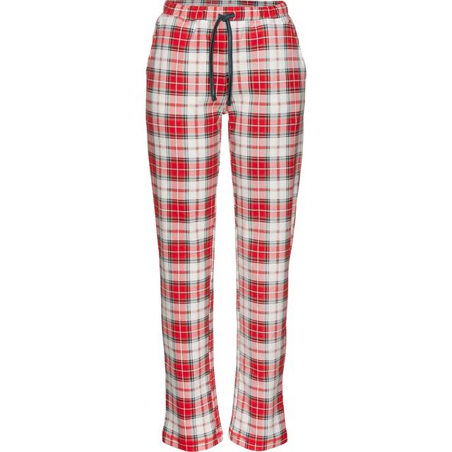 LASCANA Checked Pyjama Trousers - Red Check