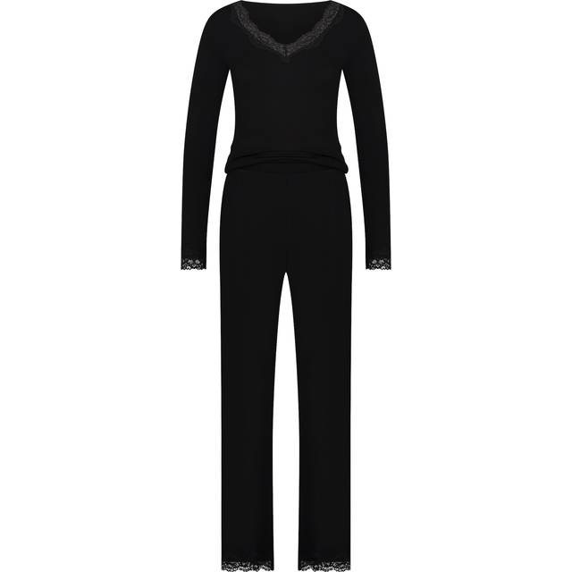 HUNKEMÖLLER Pajama Set |Svart |XS