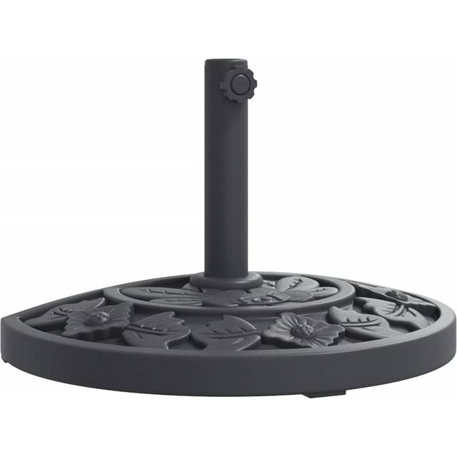 vidaXL Parasol Base for 1.5/1.9 Poles 19.8 lb Half Round