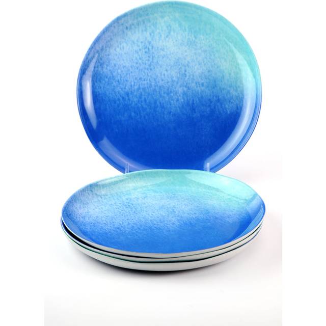 Myra Melamine Dinnerware Set - Blue (4)