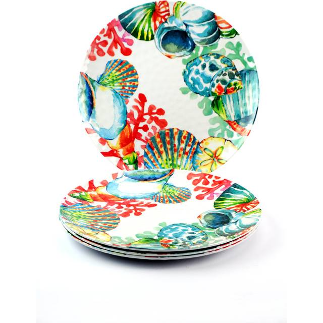 Yessenia 4 Piece Melamine Dinnerware Set - Green (4)