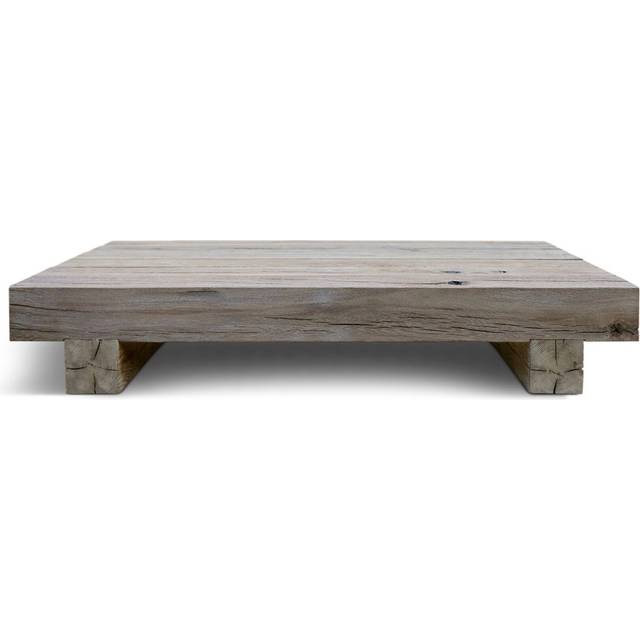 McBain Solid Wood Solid Coffee Table - Grey Wood (28cm H X 160cm W X 80cm D)