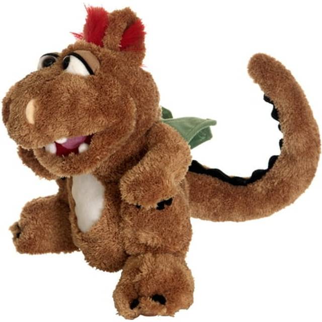 Living Puppets - Ollie The 14-Inch Soft Dragon  Plush Hand Puppet for Boys and Girls