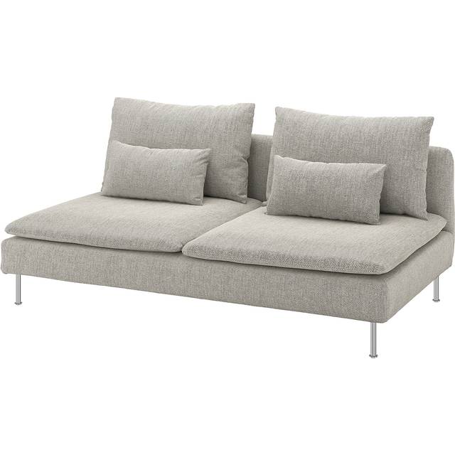 SÖDERHAMN Klädsel till 3-sitssektion, Viarp beige/brun
