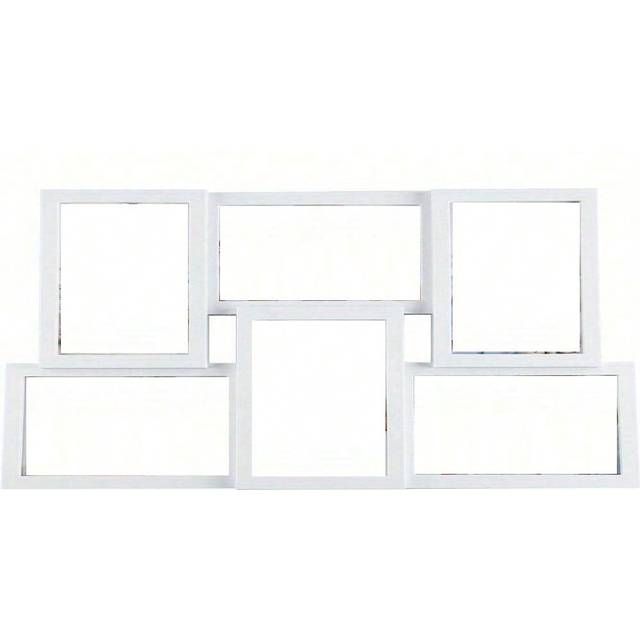 SHEIN Multi Photo Picture Frames Single 6 X 4 Inch Multi Aperture Picture Photo Frames Collage For 6 Photos Wall Mounted Frame Multi Family Photos For Displ