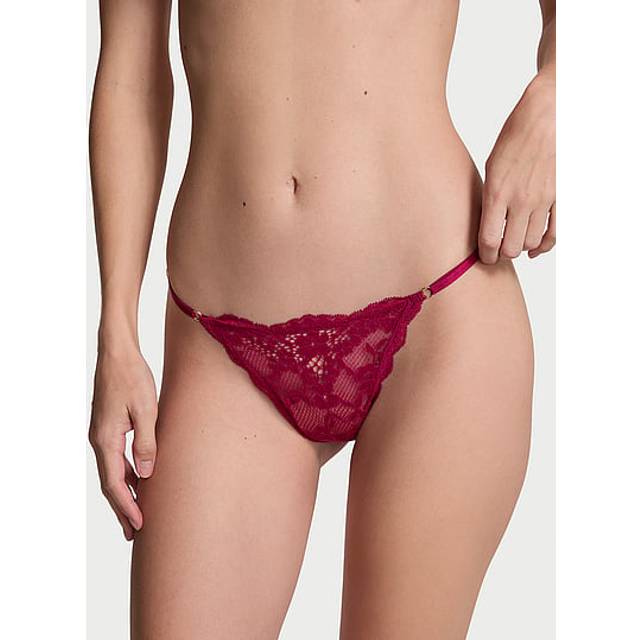 Victoria's Secret Campari Red G String Knickers - campari red - M
