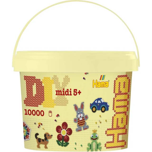 Hama DIY Midi Beads Bucket Approx 10,000 Fuse Beads