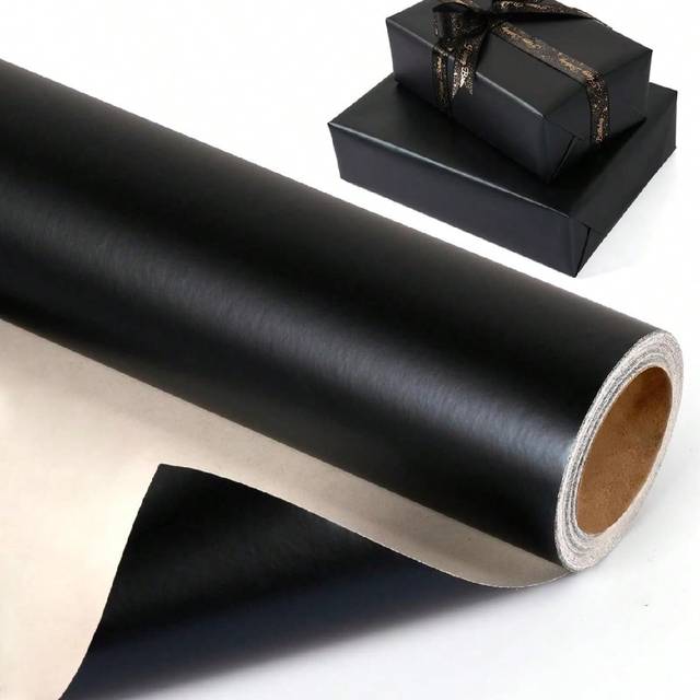 SHEIN 1 Roll Matte Metallic Wrapping Paper, 2025 Graduation Decorations, Solid Color Paper, Gift Wrapping Paper, Perfect For Weddings, Valentine&#39;s Day, Birt