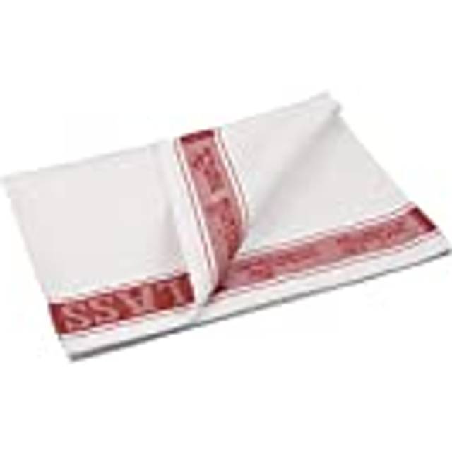 Vogue Glass Cloth Red