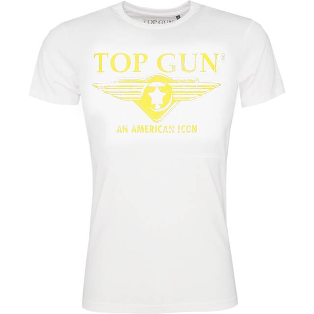 Top Gun Beach, t-shirt , color: White/Yellow , size: XL