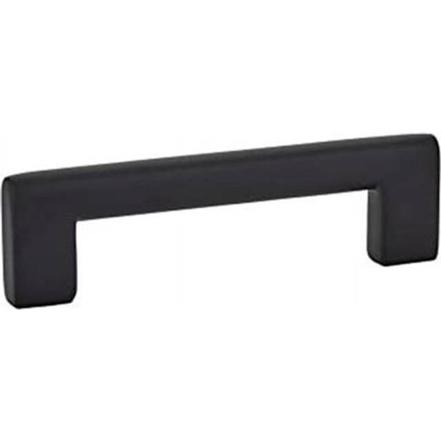 4 in. Center to Center Trail Cabinet Pull, Flat Black