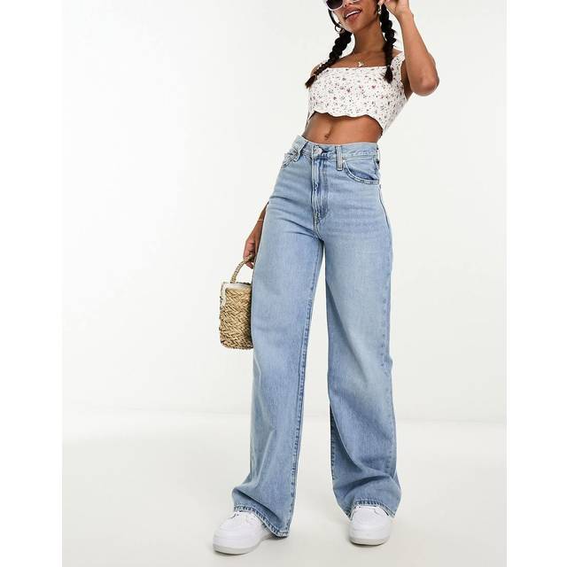 LEVI'S® Ribcage Wide Leg H223 Far And |Blå |29 x 30