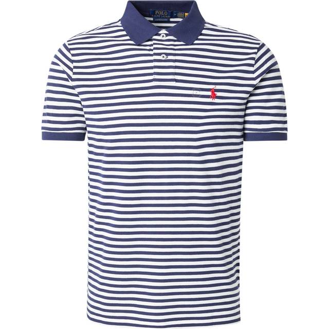 Ralph Lauren Stripe Polo T Shirt Navy
